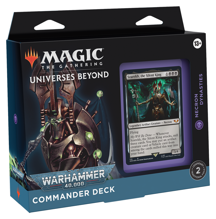 Warhammer 40,000 - Commander Deck (Necron Dynasties) | PLUS EV GAMES 