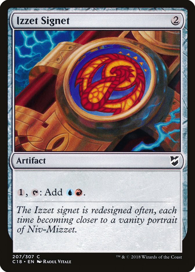 Izzet Signet [Commander 2018] | PLUS EV GAMES 