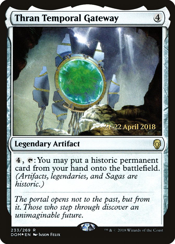 Thran Temporal Gateway  [Dominaria Prerelease Promos] | PLUS EV GAMES 