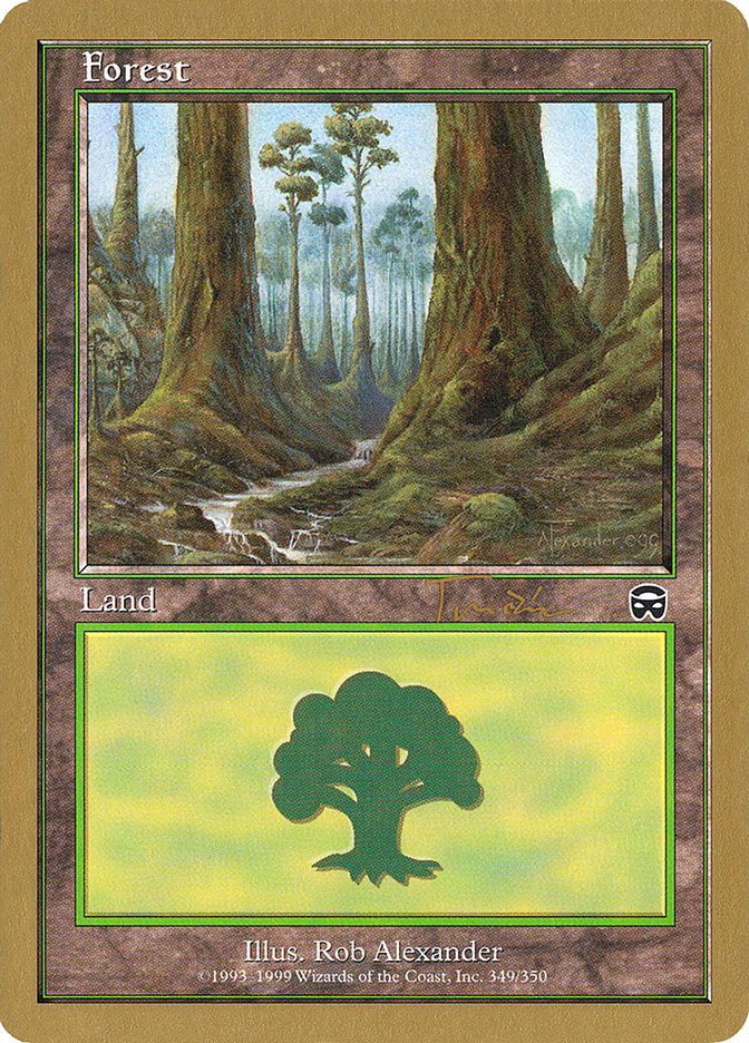 Forest (jt349) (Jan Tomcani) [World Championship Decks 2001] | PLUS EV GAMES 