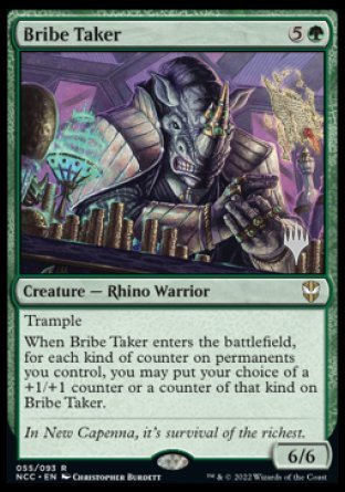 Bribe Taker (Promo Pack) [Streets of New Capenna Commander Promos] | PLUS EV GAMES 