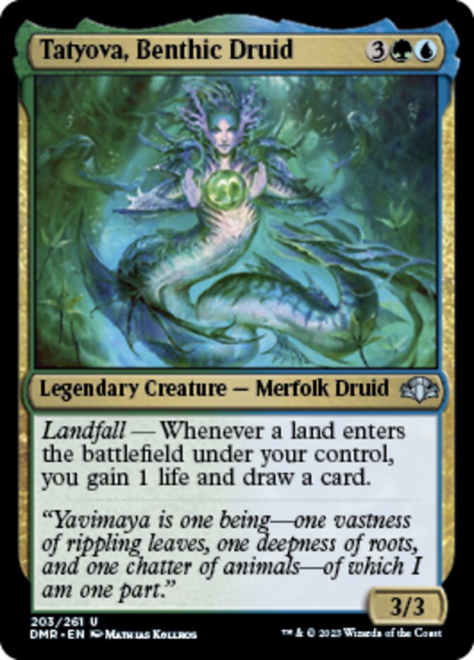 Tatyova, Benthic Druid [Dominaria Remastered] | PLUS EV GAMES 