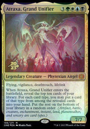 Atraxa, Grand Unifier [Phyrexia: All Will Be One Prerelease Promos] | PLUS EV GAMES 