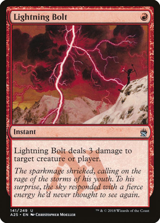 Lightning Bolt [Masters 25] | PLUS EV GAMES 