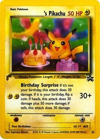 Pikachu (24) (Birthday) [Pikachu World Collection Promos] | PLUS EV GAMES 