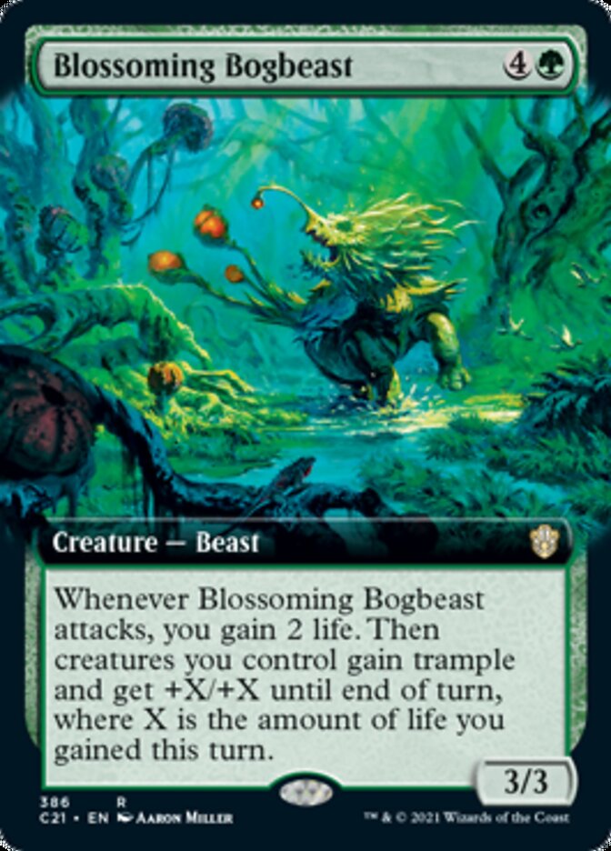 Blossoming Bogbeast (Extended) [Commander 2021] | PLUS EV GAMES 