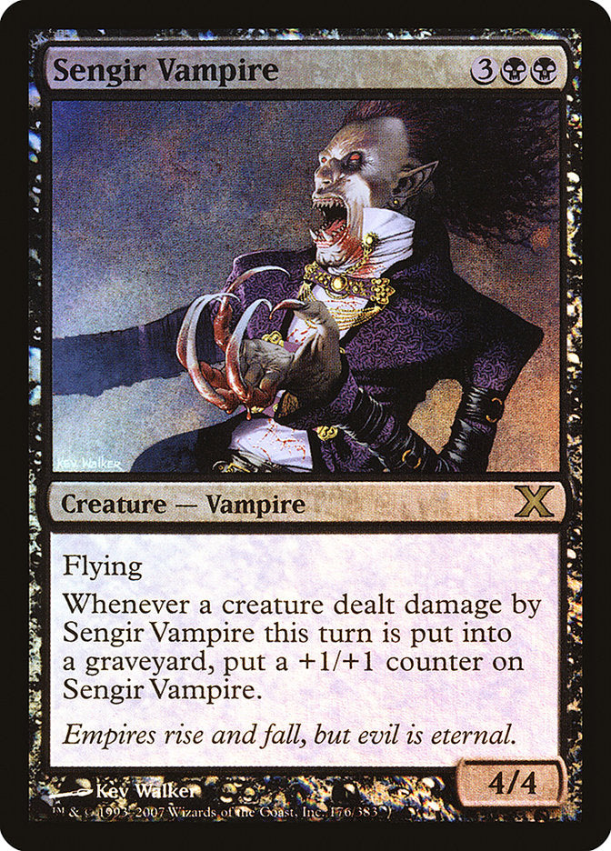 Sengir Vampire (Premium Foil) [Tenth Edition] | PLUS EV GAMES 
