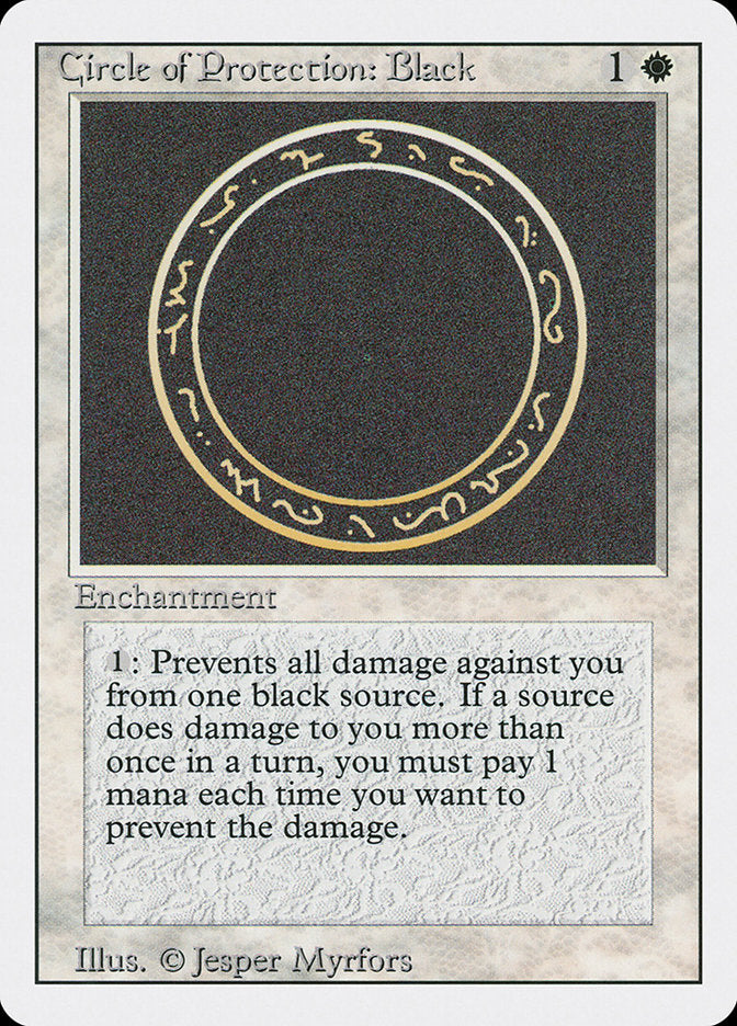 Circle of Protection: Black [Revised Edition] | PLUS EV GAMES 