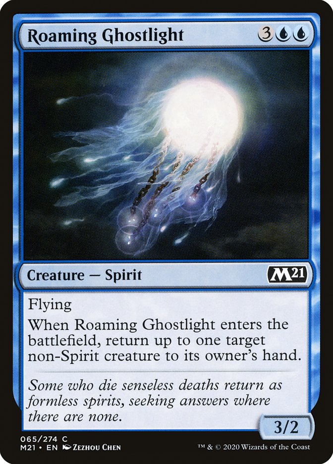 Roaming Ghostlight [Core Set 2021] | PLUS EV GAMES 