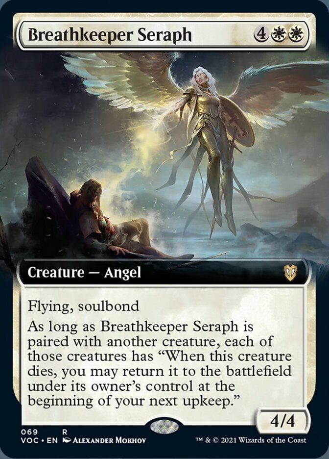 Breathkeeper Seraph (Extended) [Innistrad: Crimson Vow Commander] | PLUS EV GAMES 