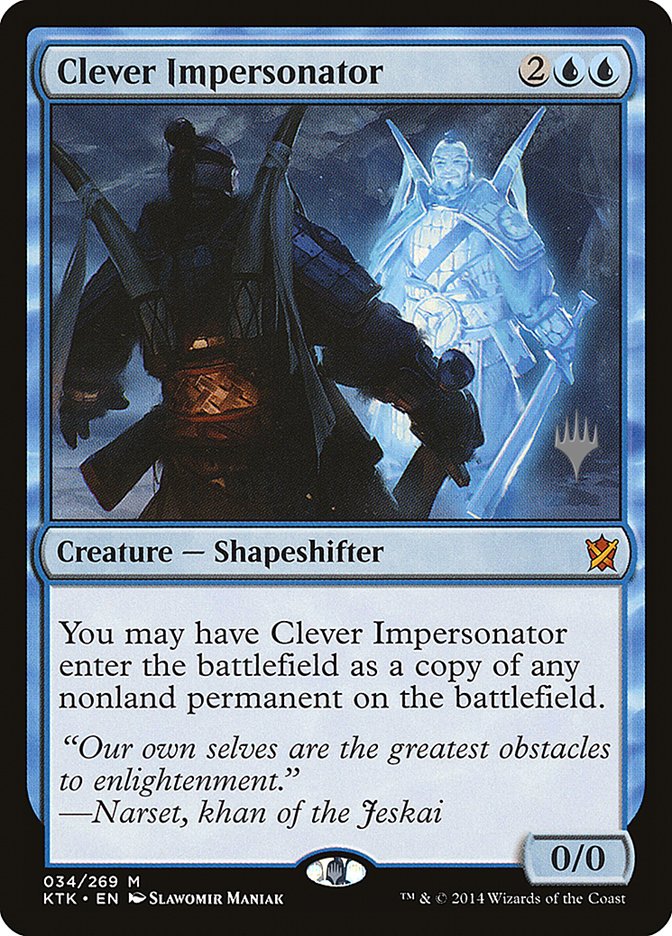 Clever Impersonator (Promo Pack) [Khans of Tarkir Promos] | PLUS EV GAMES 