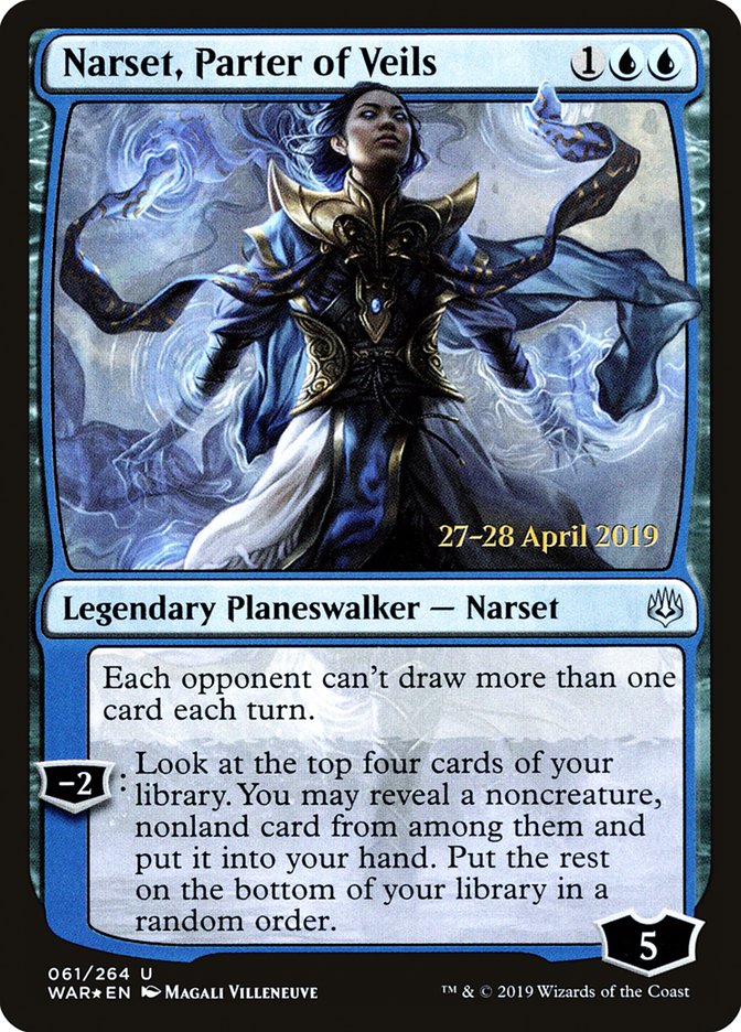 Narset, Parter of Veils  [War of the Spark Prerelease Promos] | PLUS EV GAMES 