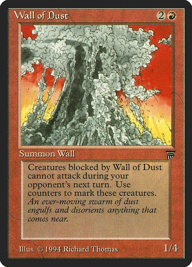 Wall of Dust [Legends] | PLUS EV GAMES 