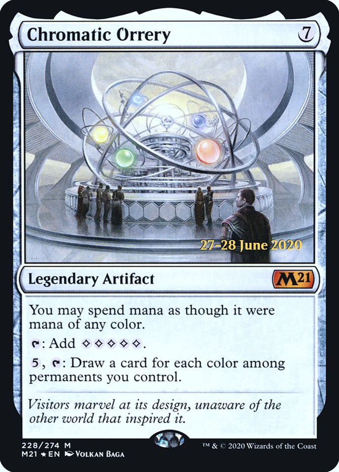 Chromatic Orrery  [Core Set 2021 Prerelease Promos] | PLUS EV GAMES 