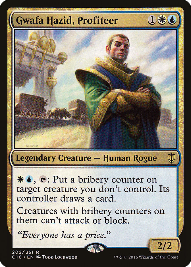 Gwafa Hazid, Profiteer [Commander 2016] | PLUS EV GAMES 