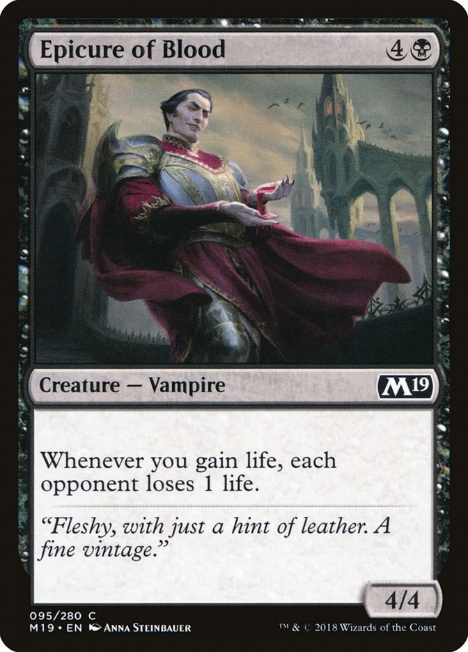 Epicure of Blood [Core Set 2019] | PLUS EV GAMES 