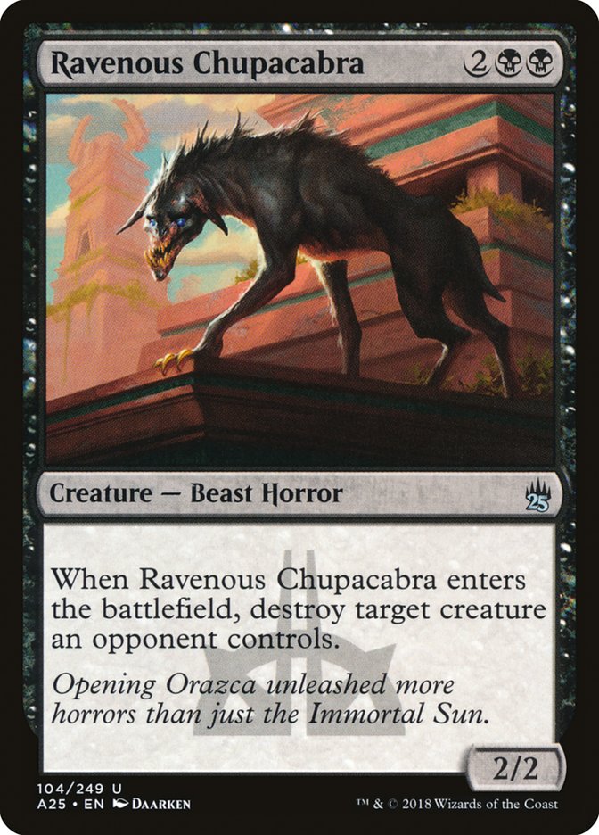 Ravenous Chupacabra [Masters 25] | PLUS EV GAMES 