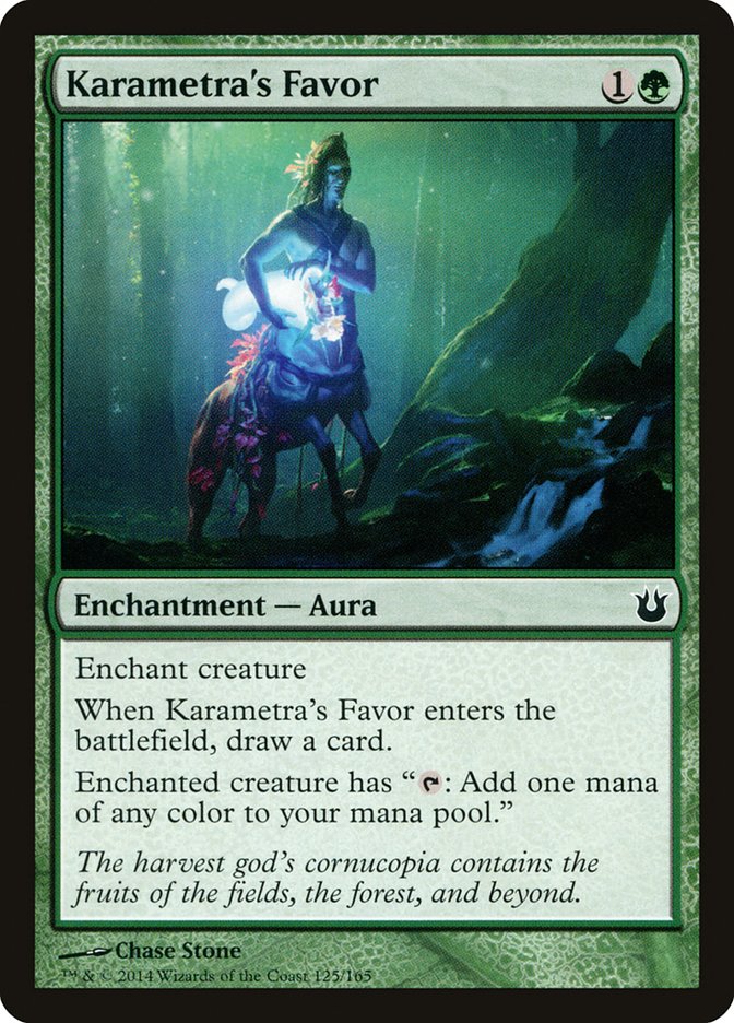 Karametra's Favor [Born of the Gods] | PLUS EV GAMES 