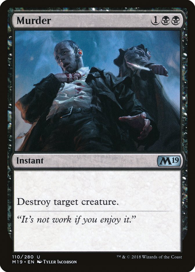 Murder [Core Set 2019] | PLUS EV GAMES 