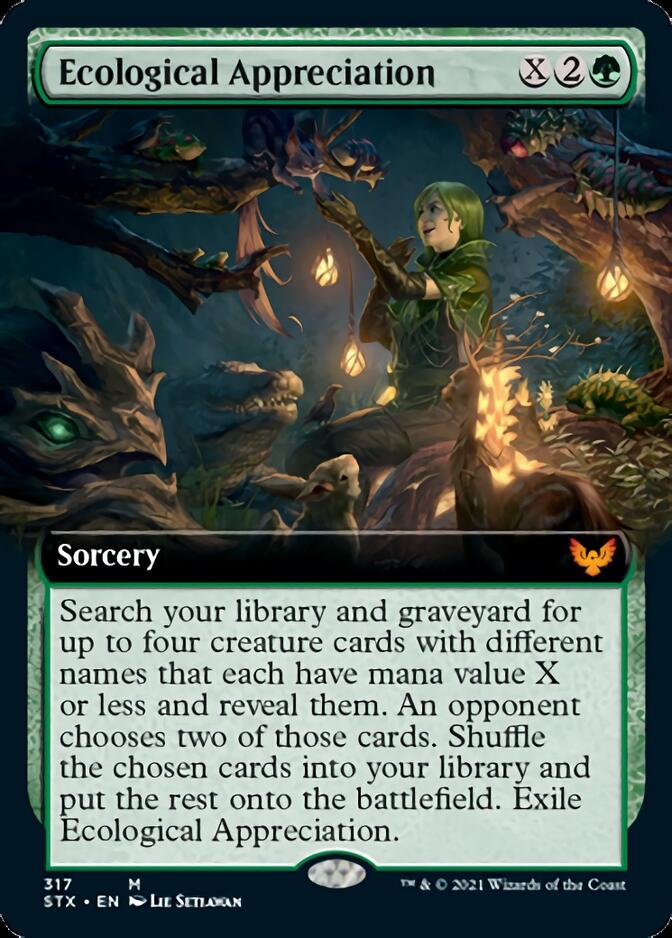 Ecological Appreciation (Extended) [Strixhaven: School of Mages] | PLUS EV GAMES 