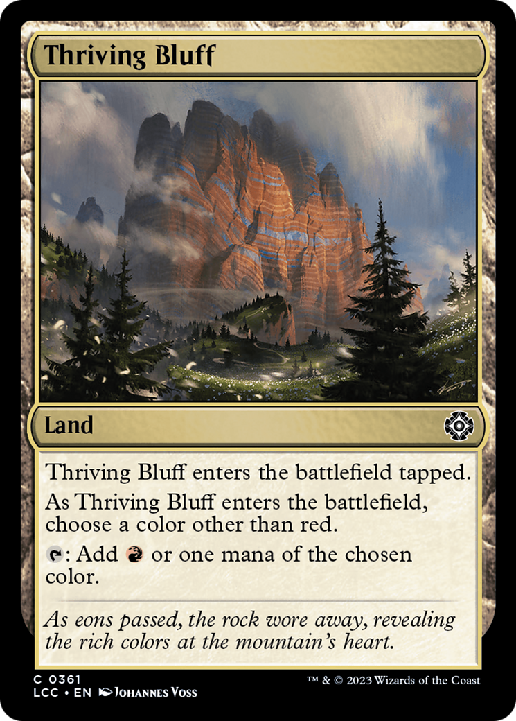 Thriving Bluff [The Lost Caverns of Ixalan Commander] | PLUS EV GAMES 