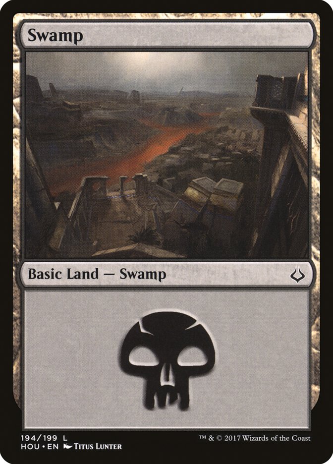 Swamp (194) [Hour of Devastation] | PLUS EV GAMES 