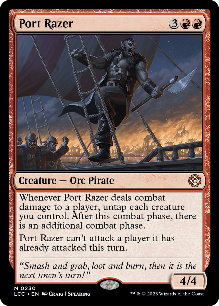 Port Razer [The Lost Caverns of Ixalan Commander] | PLUS EV GAMES 