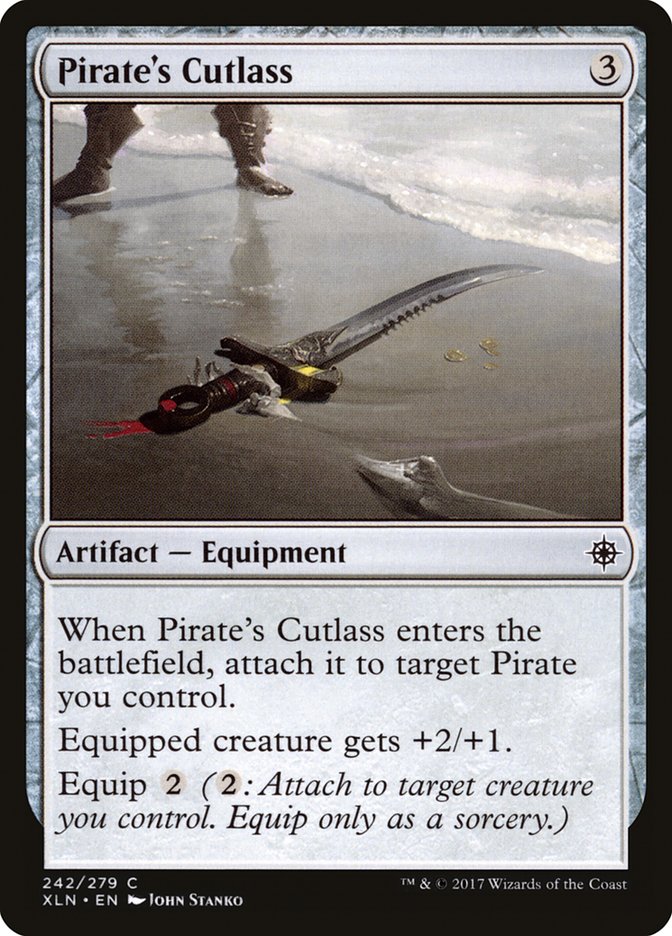 Pirate's Cutlass [Ixalan] | PLUS EV GAMES 