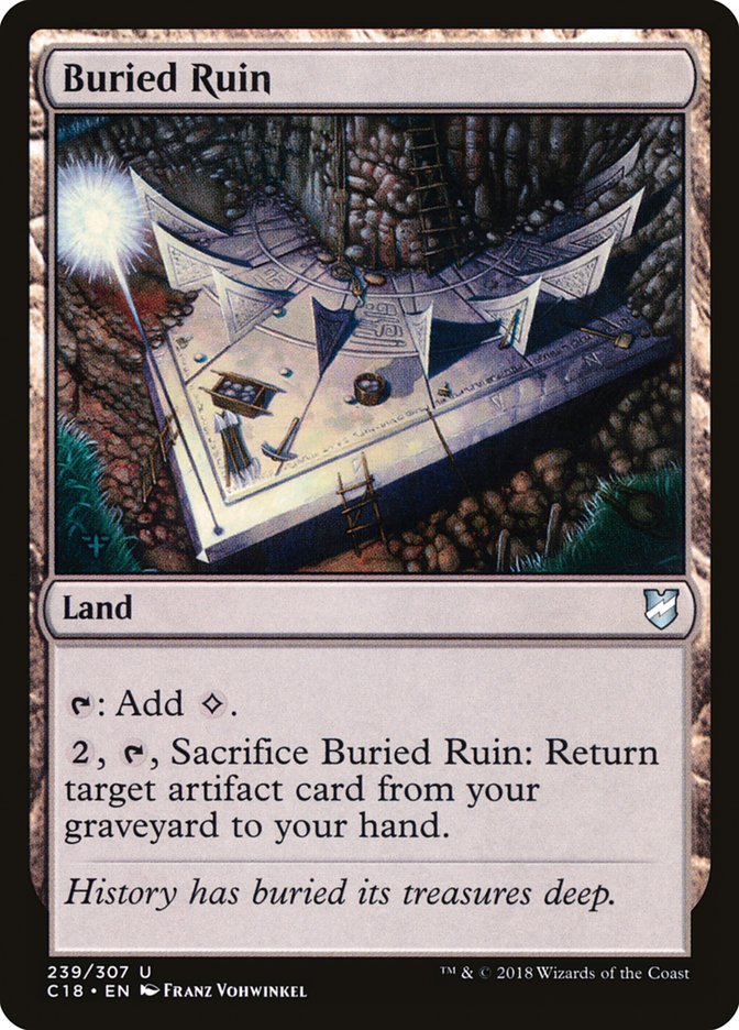 Buried Ruin [Commander 2018] | PLUS EV GAMES 