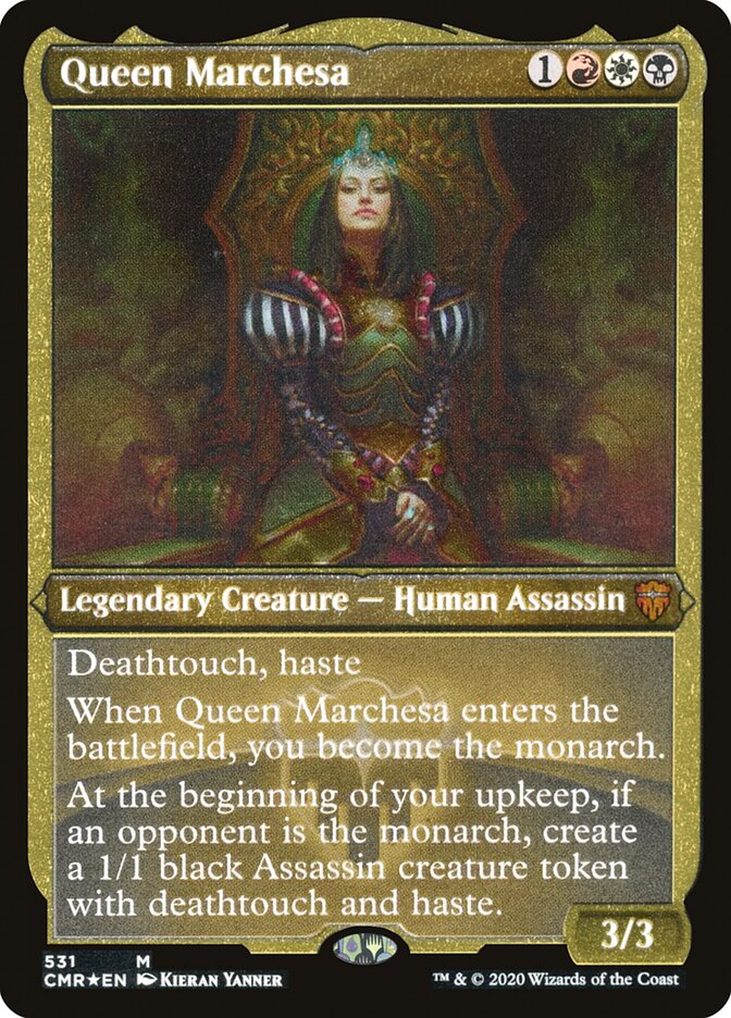 Queen Marchesa [Commander Legends Etched] | PLUS EV GAMES 