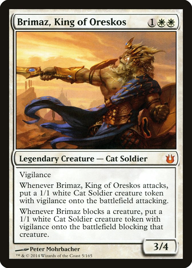 Brimaz, King of Oreskos [Born of the Gods] | PLUS EV GAMES 