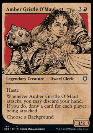 Amber Gristle O'Maul (Showcase) [Commander Legends: Battle for Baldur's Gate] | PLUS EV GAMES 