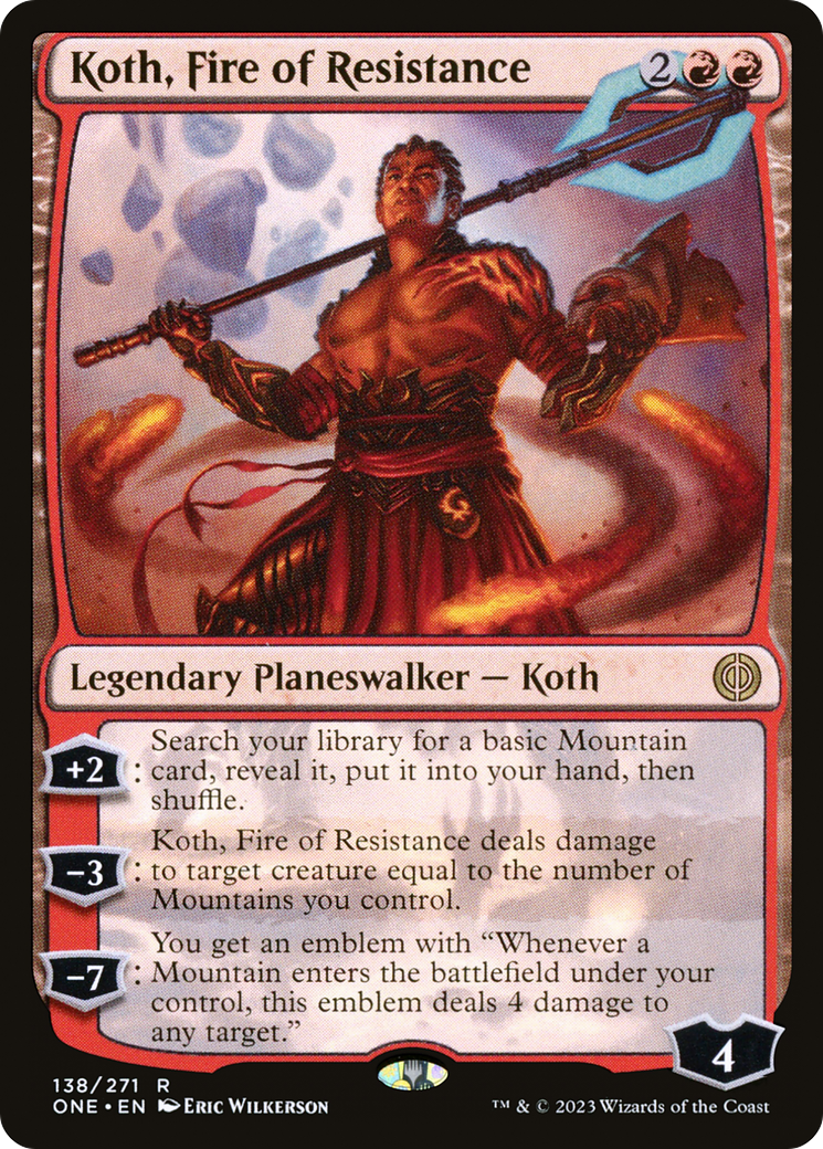 Koth, Fire of Resistance [Phyrexia: All Will Be One] | PLUS EV GAMES 