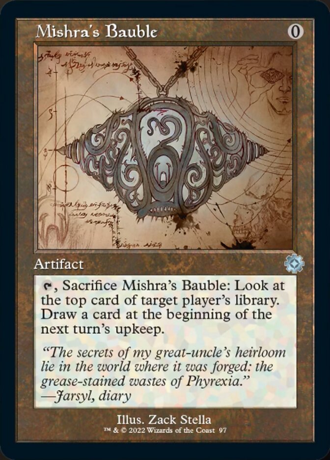 Mishra's Bauble (Retro Schematic) [The Brothers' War Retro Artifacts] | PLUS EV GAMES 