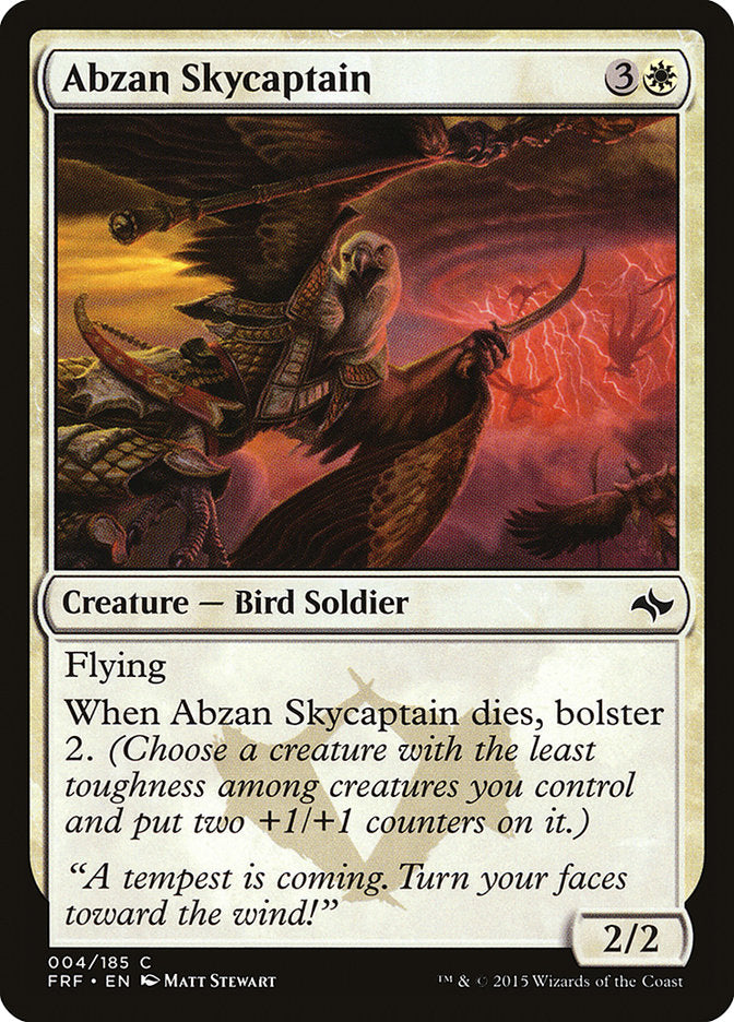 Abzan Skycaptain [Fate Reforged] | PLUS EV GAMES 