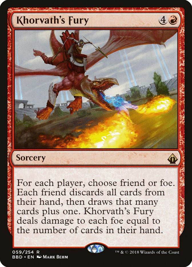 Khorvath's Fury [Battlebond] | PLUS EV GAMES 