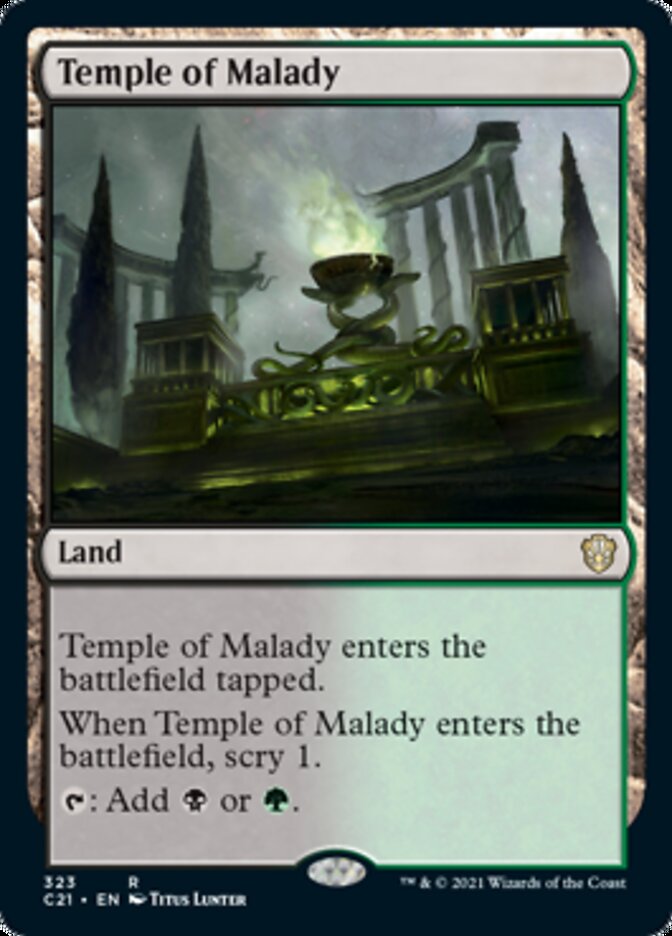 Temple of Malady [Commander 2021] | PLUS EV GAMES 