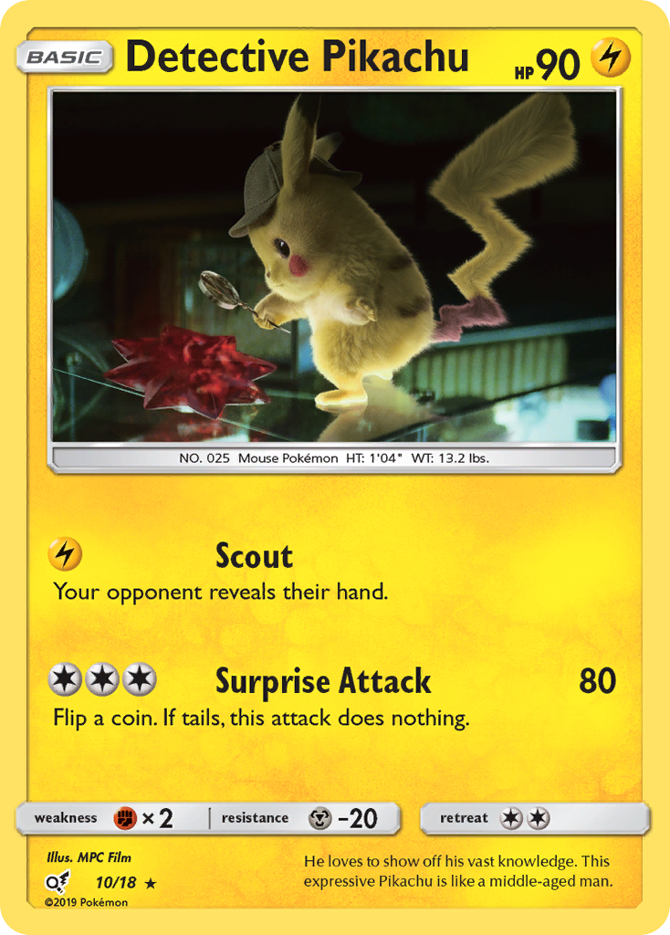 Detective Pikachu [Detective Pikachu] | PLUS EV GAMES 