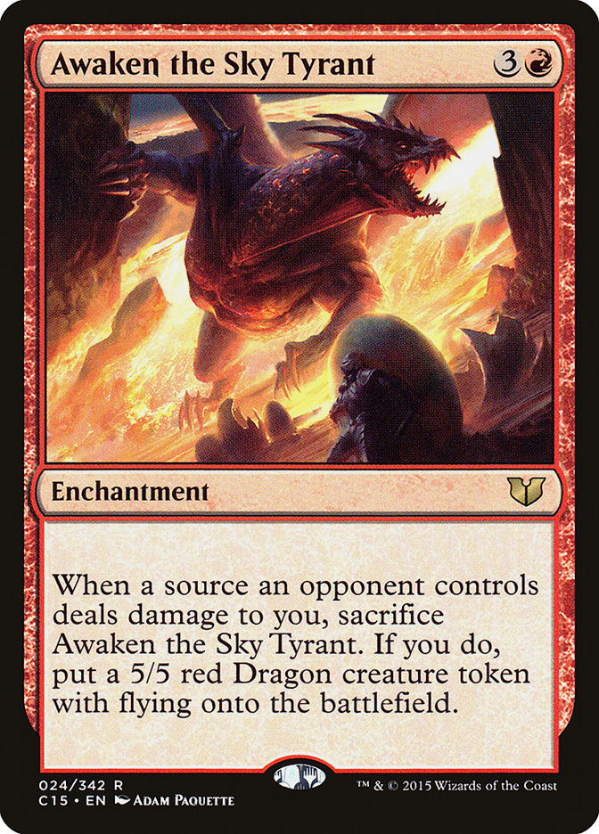 Awaken the Sky Tyrant [Commander 2015] | PLUS EV GAMES 