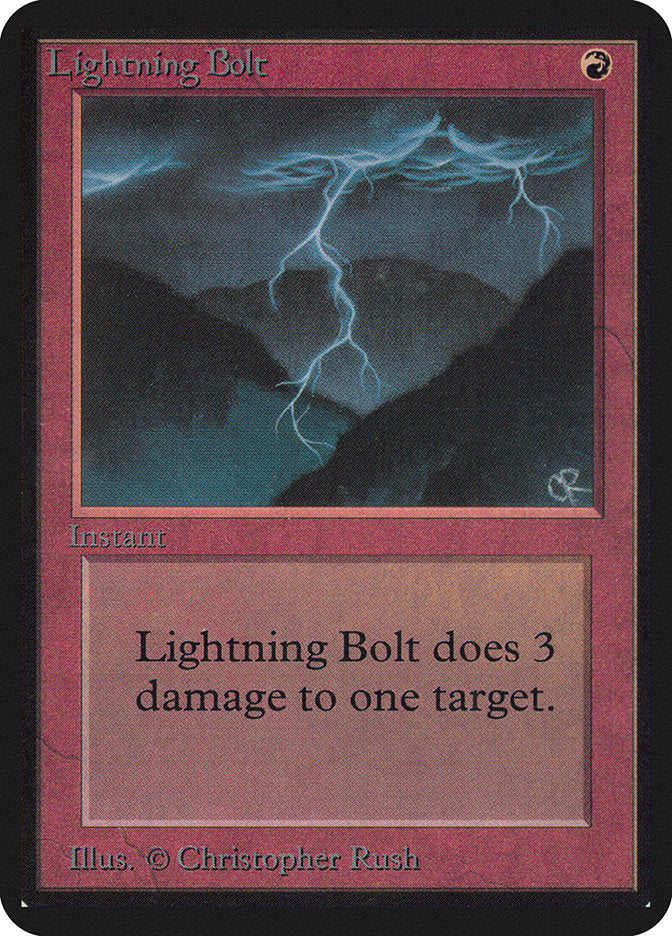 Lightning Bolt [Limited Edition Alpha] | PLUS EV GAMES 