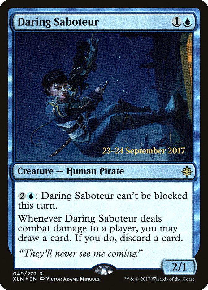 Daring Saboteur  [Ixalan Prerelease Promos] | PLUS EV GAMES 