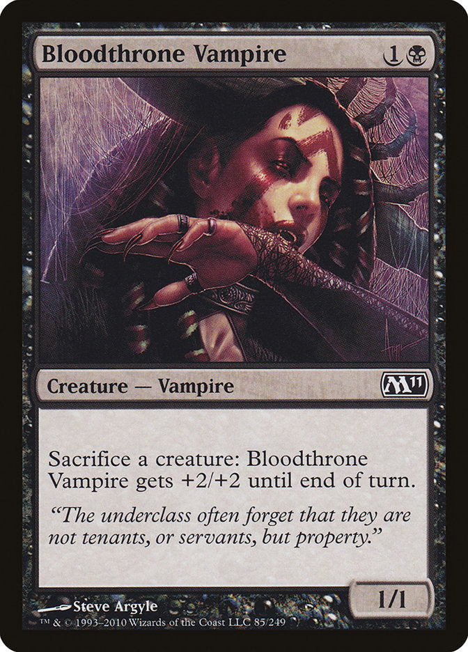 Bloodthrone Vampire [Magic 2011] | PLUS EV GAMES 