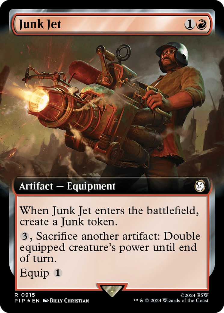 Junk Jet (Extended Art) (Surge Foil) [Fallout] | PLUS EV GAMES 