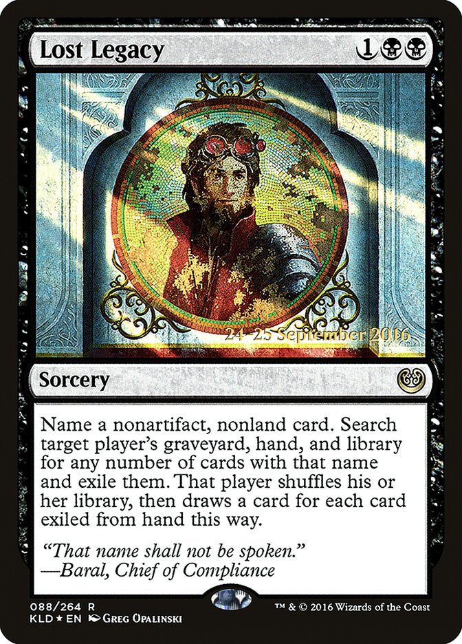 Lost Legacy  [Kaladesh Prerelease Promos] | PLUS EV GAMES 