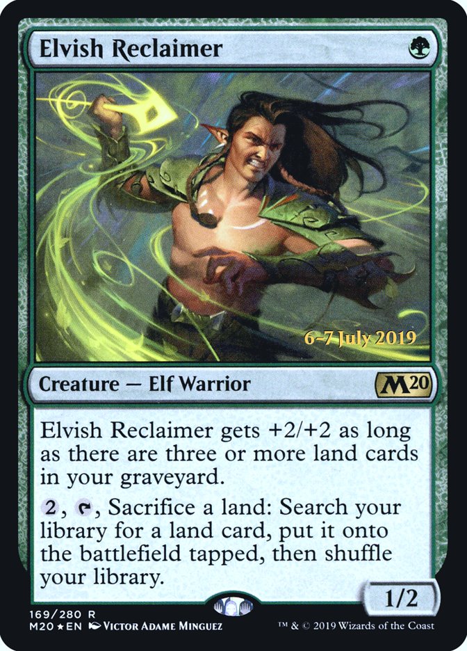 Elvish Reclaimer  [Core Set 2020 Prerelease Promos] | PLUS EV GAMES 