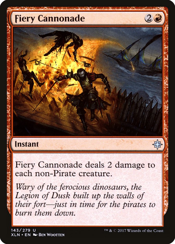 Fiery Cannonade [Ixalan] | PLUS EV GAMES 