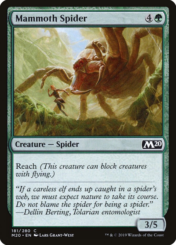 Mammoth Spider [Core Set 2020] | PLUS EV GAMES 