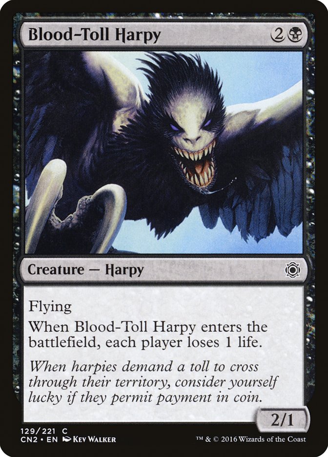 Blood-Toll Harpy [Conspiracy: Take the Crown] | PLUS EV GAMES 