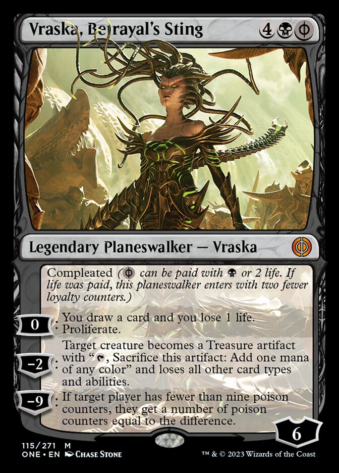 Vraska, Betrayal's Sting [Phyrexia: All Will Be One] | PLUS EV GAMES 