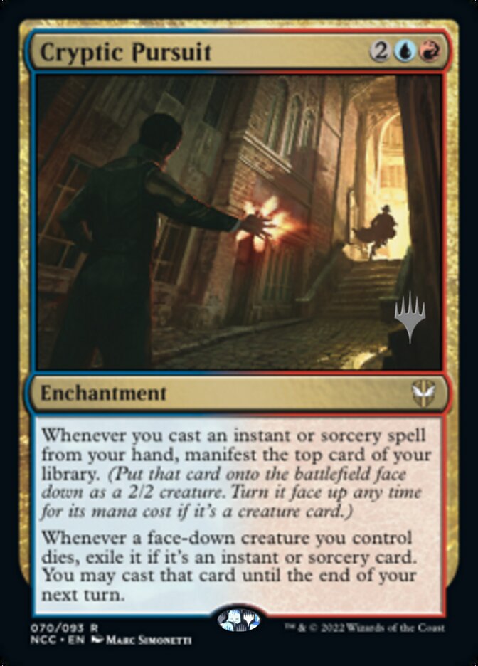 Cryptic Pursuit (Promo Pack) [Streets of New Capenna Commander Promos] | PLUS EV GAMES 